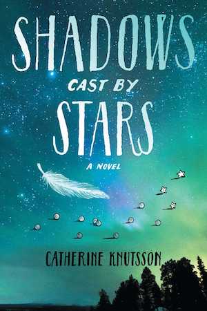 Shadows Cast by Stars by Catherine Knutsson, stars and feather blowing in the wind