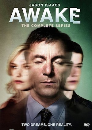cover of awake, three faces: one man, and a woman and young man blurred in teh background